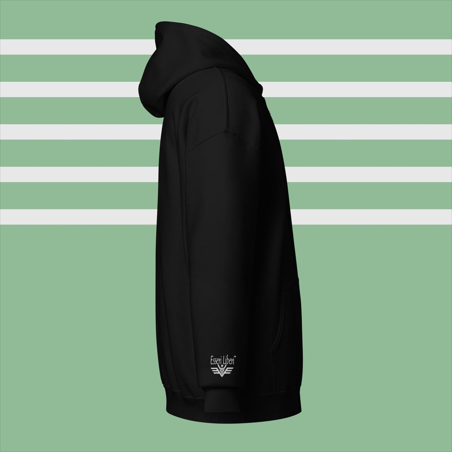 Sports boy's sweatshirt with hood, zip and pockets by Esseri Liberi brand