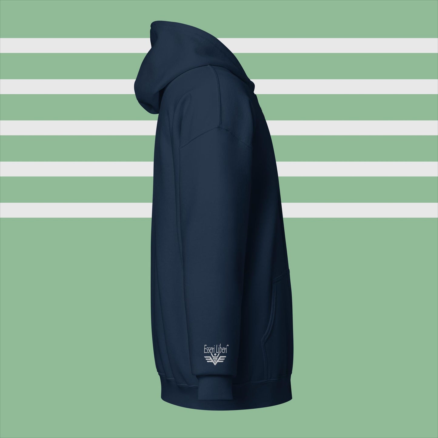 Sports boy's sweatshirt with hood, zip and pockets by Esseri Liberi brand