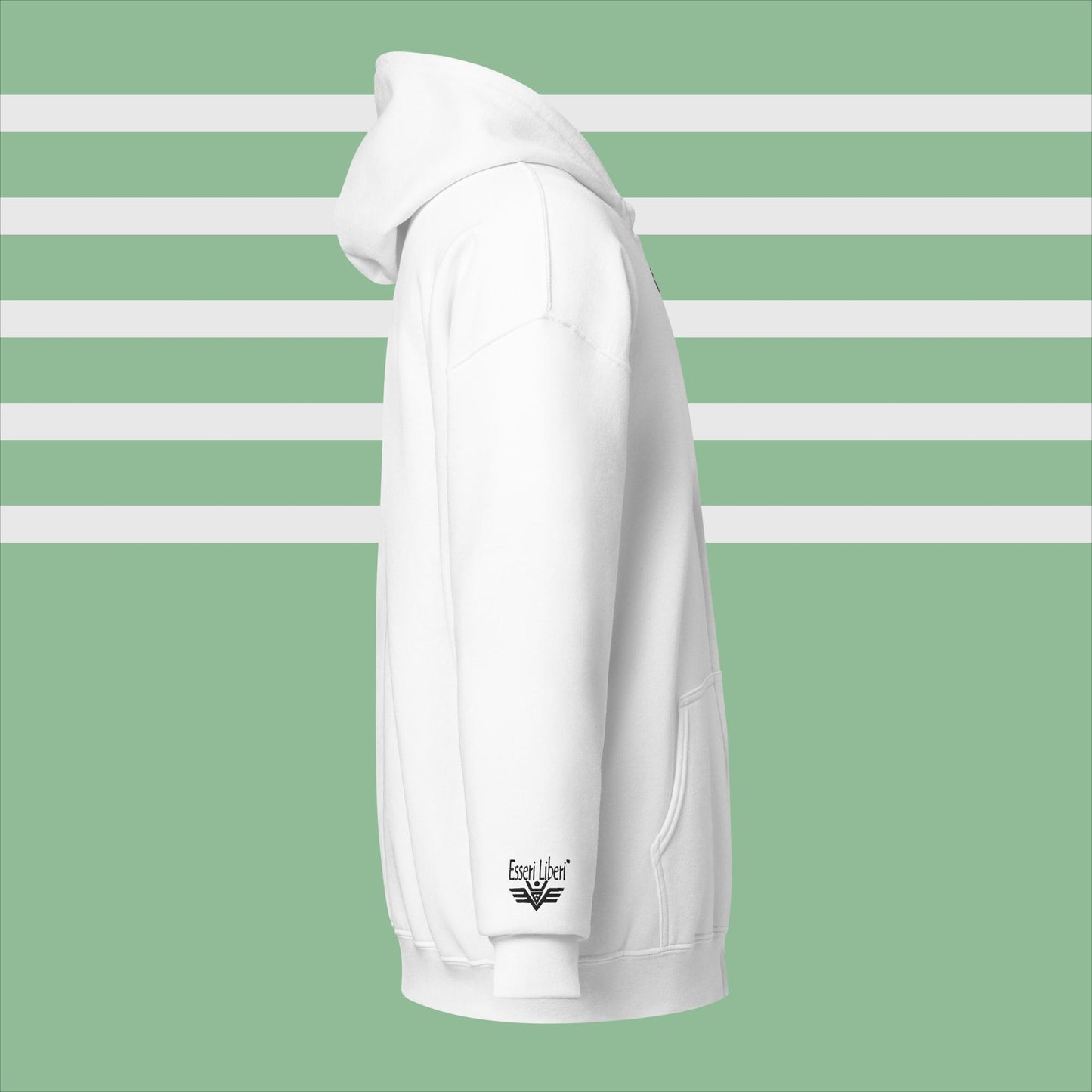 Sports boy's sweatshirt with hood, zip and pockets by Esseri Liberi brand