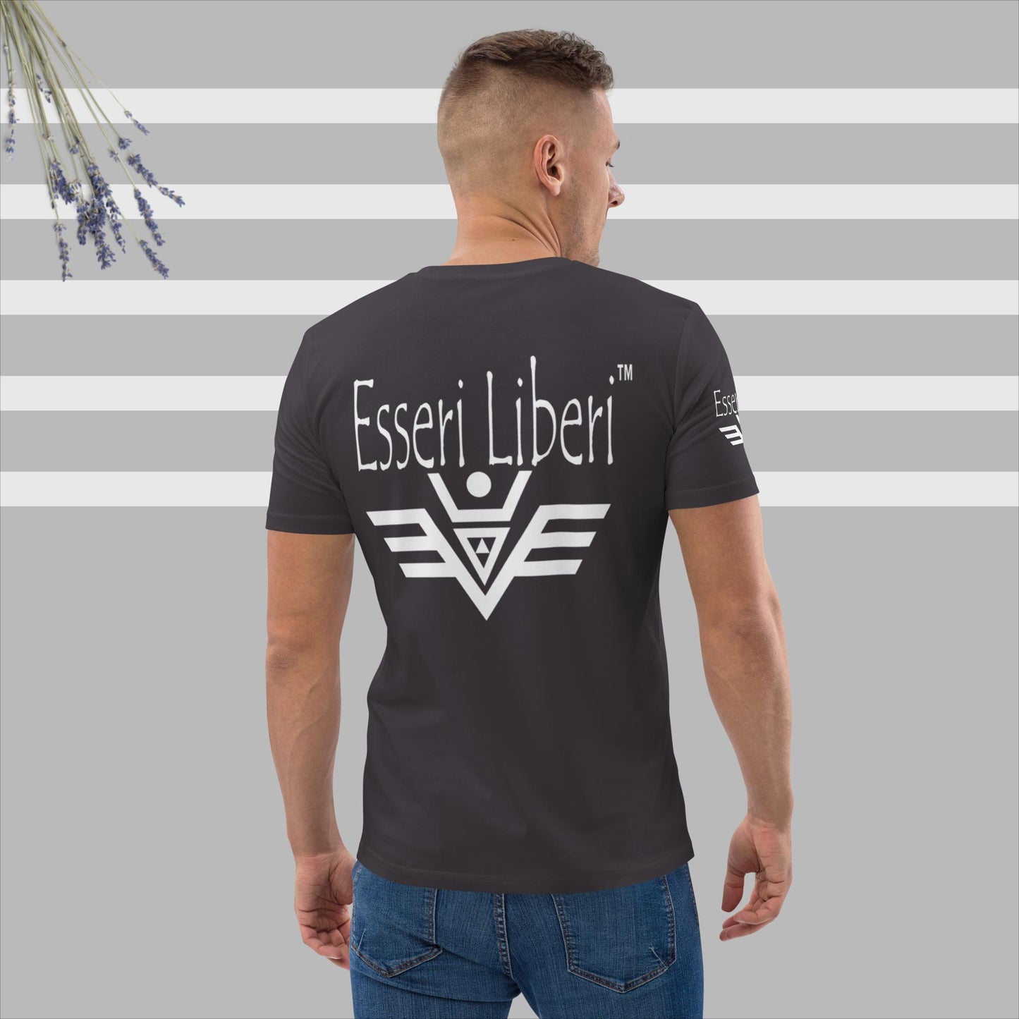 Kurzärmliges Herren-Sport-T-Shirt aus Bio-Baumwolle der Marke Esseri Liberi
