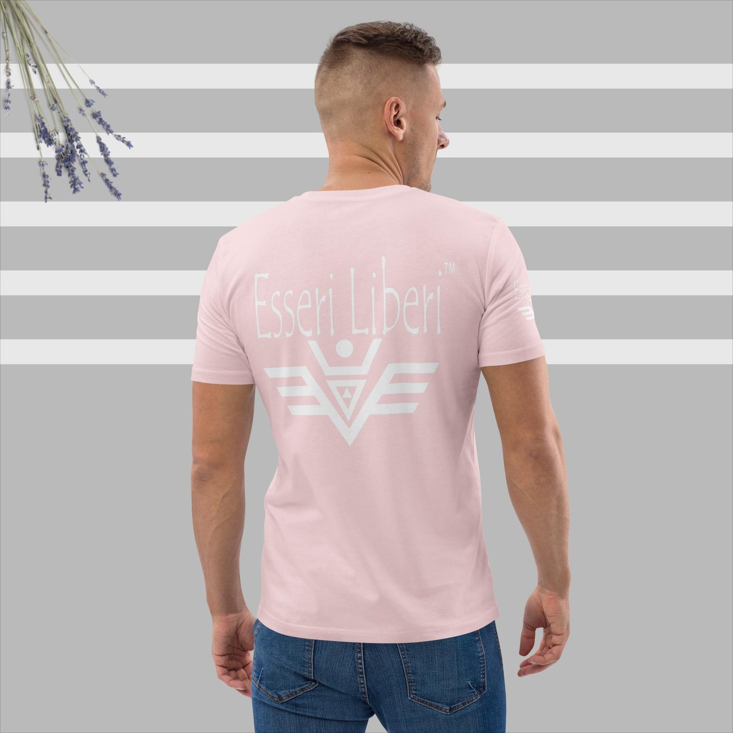 Kurzärmliges Herren-Sport-T-Shirt aus Bio-Baumwolle der Marke Esseri Liberi