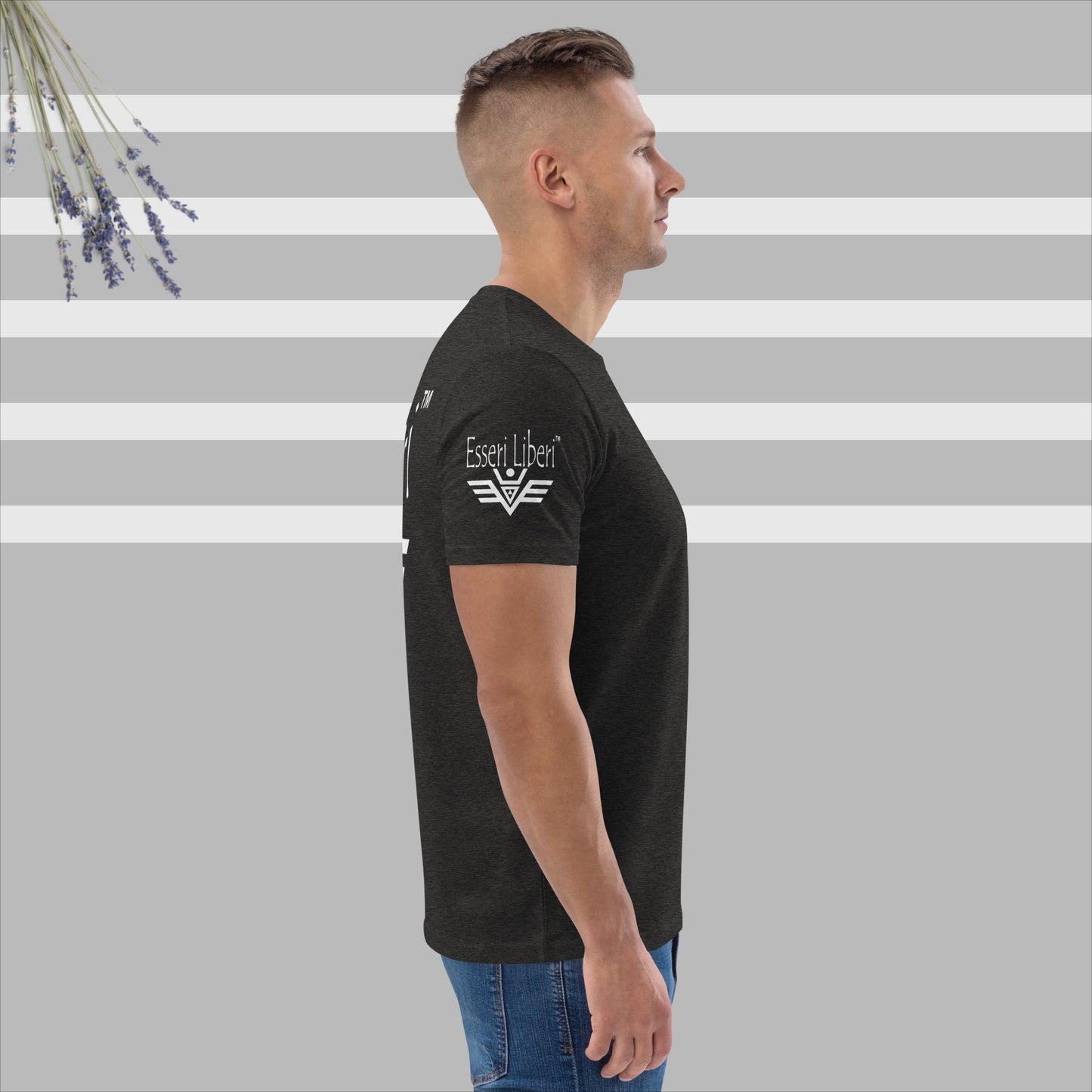 Kurzärmliges Herren-Sport-T-Shirt aus Bio-Baumwolle der Marke Esseri Liberi