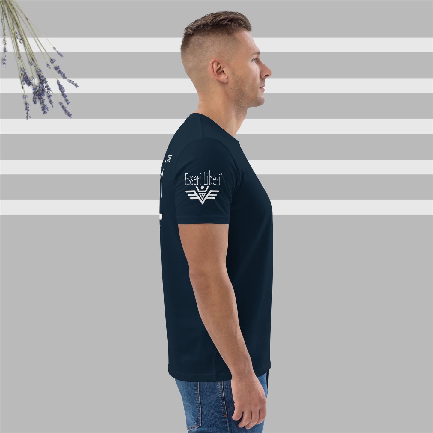 Kurzärmliges Herren-Sport-T-Shirt aus Bio-Baumwolle der Marke Esseri Liberi