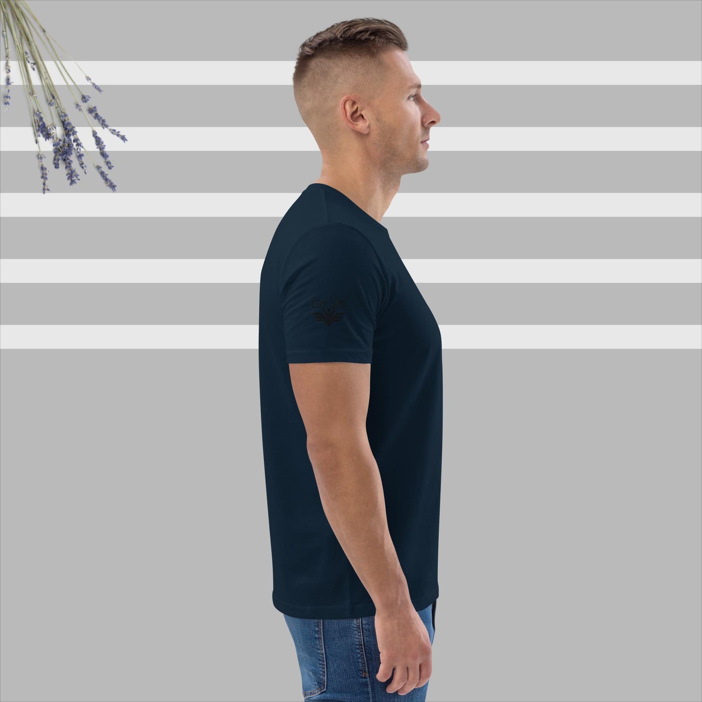 T-shirt uomo sport manica corta marchio Esseri Liberi ricamato