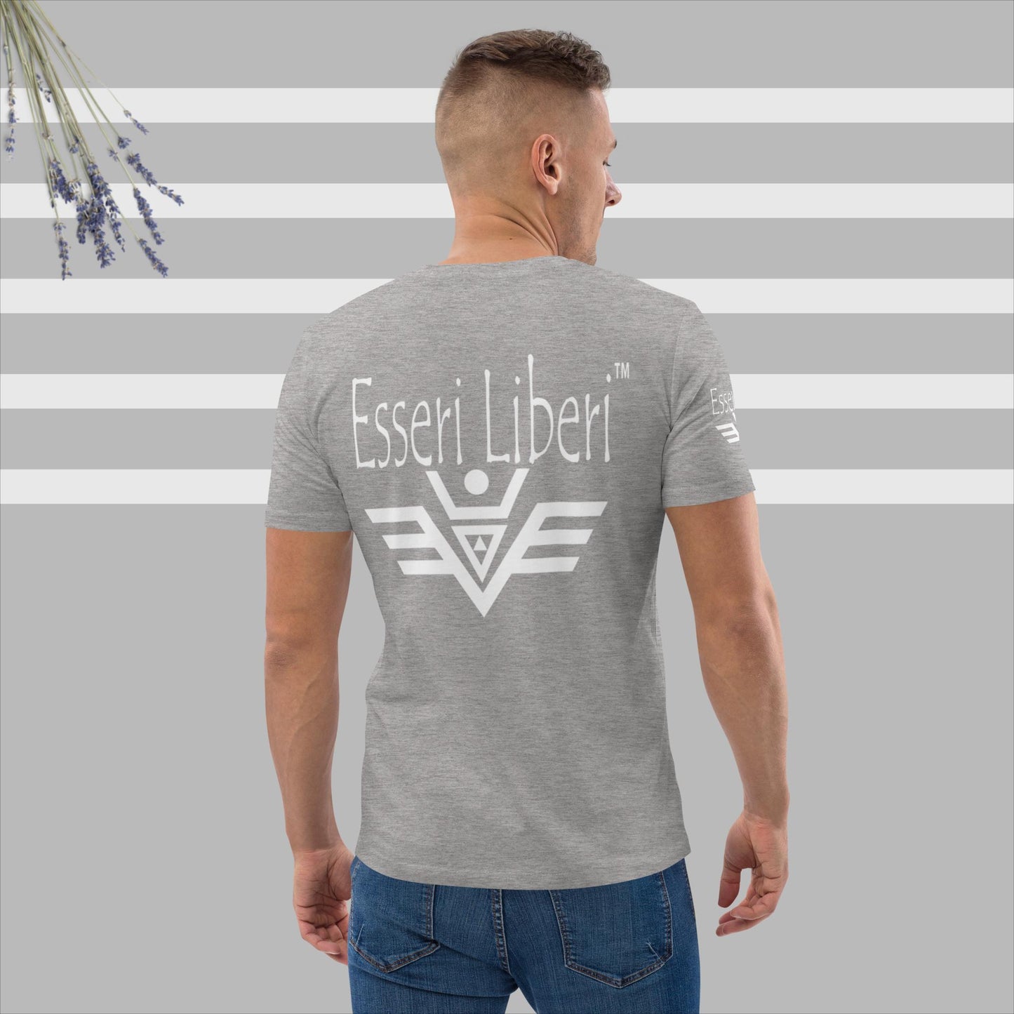 Kurzärmliges Herren-Sport-T-Shirt aus Bio-Baumwolle der Marke Esseri Liberi