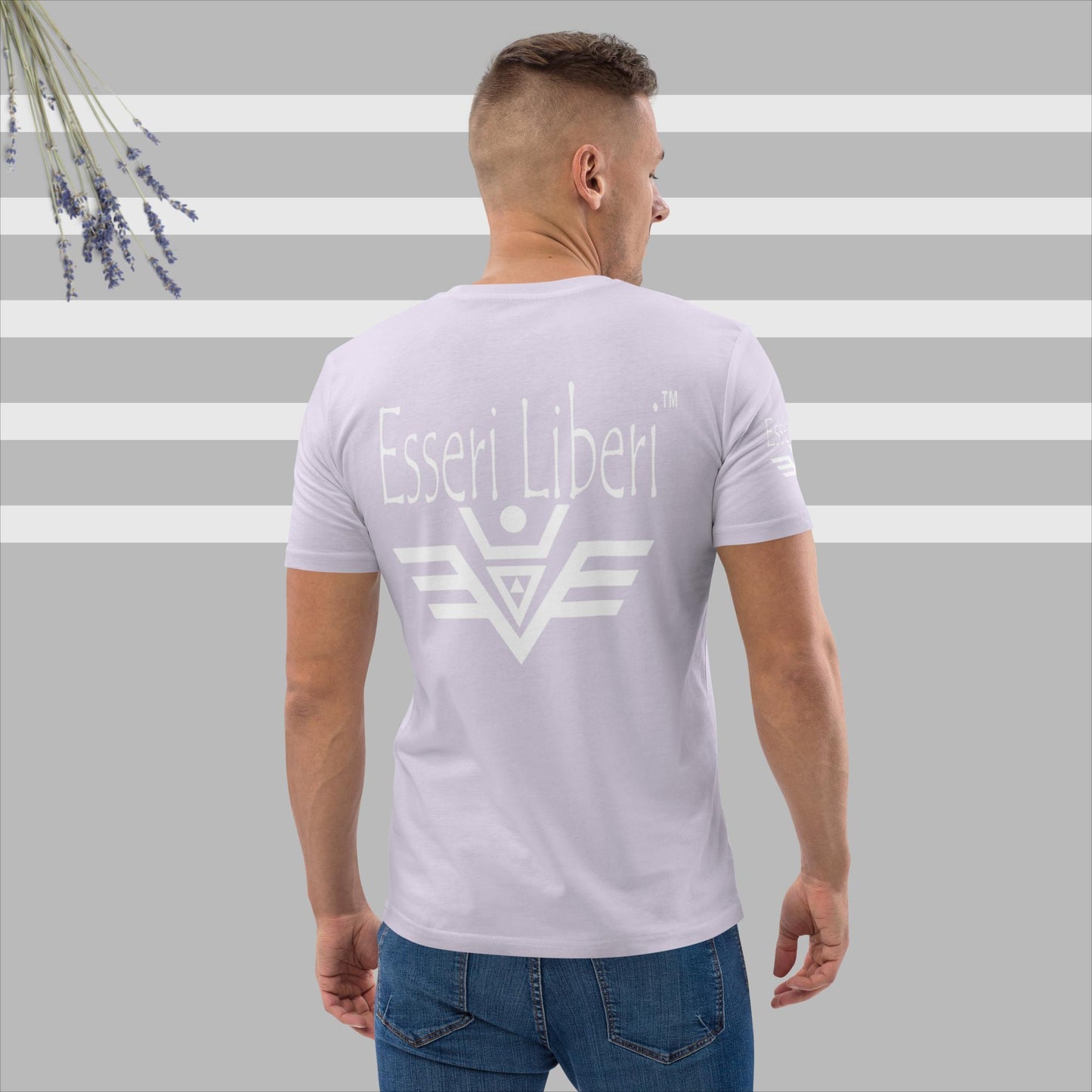 Kurzärmliges Herren-Sport-T-Shirt aus Bio-Baumwolle der Marke Esseri Liberi
