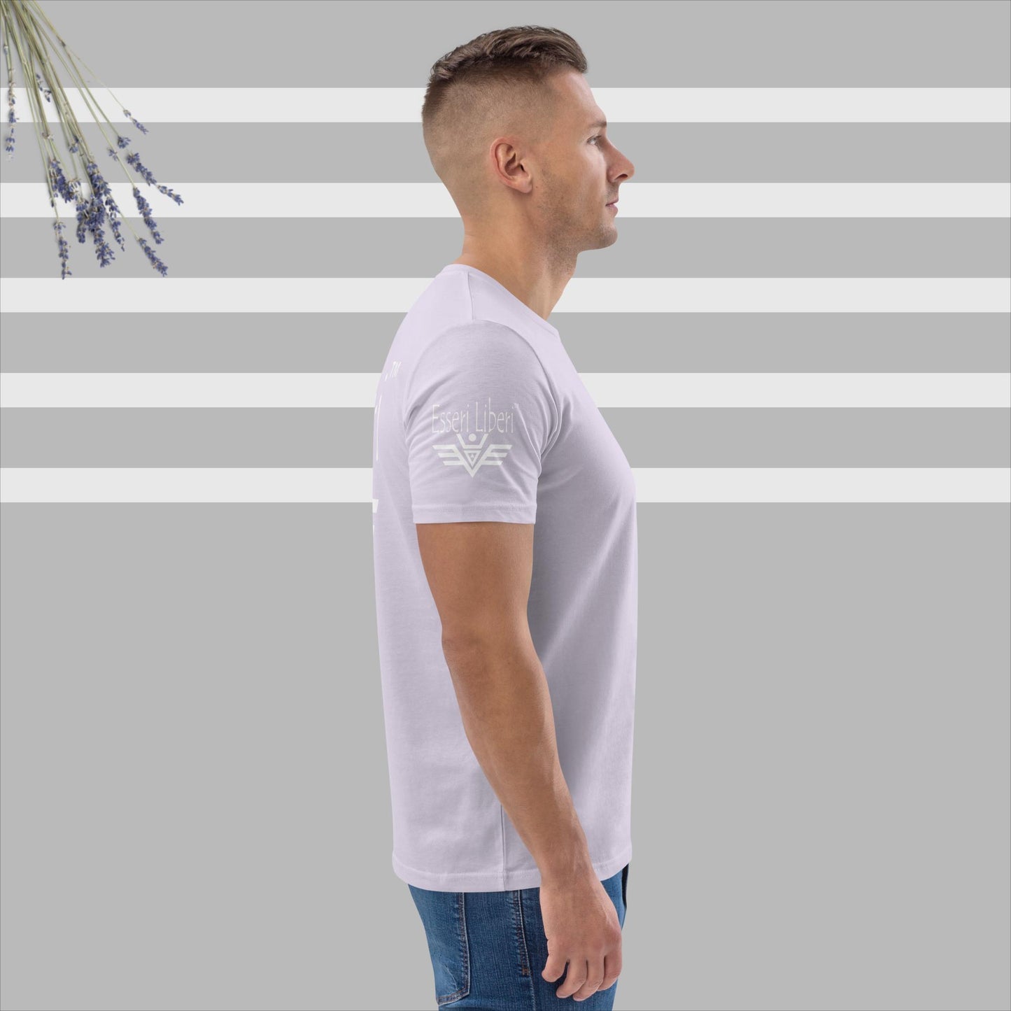 Kurzärmliges Herren-Sport-T-Shirt aus Bio-Baumwolle der Marke Esseri Liberi