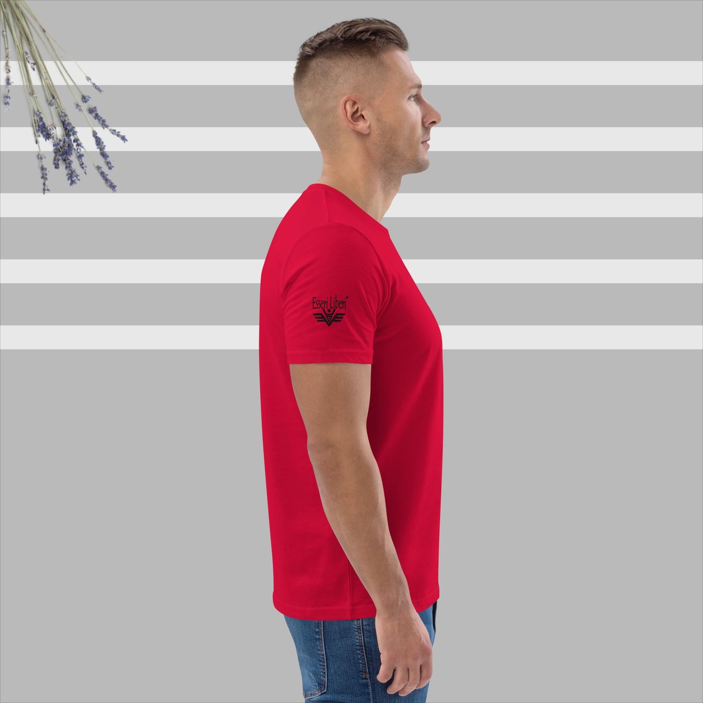T-shirt uomo sport manica corta marchio Esseri Liberi ricamato