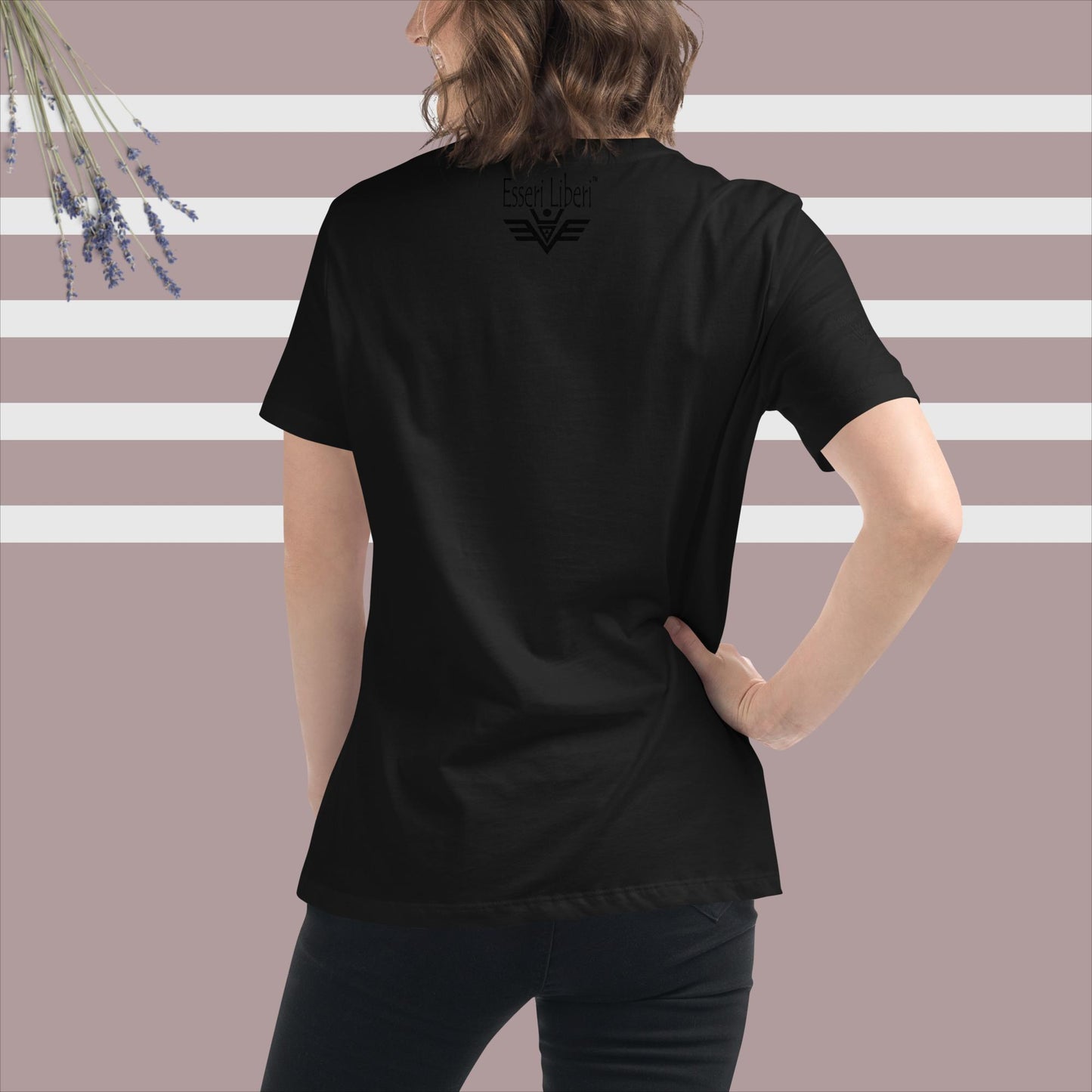 T-shirt donna sport, comoda, basic, girocollo Brand Esseri Liberi