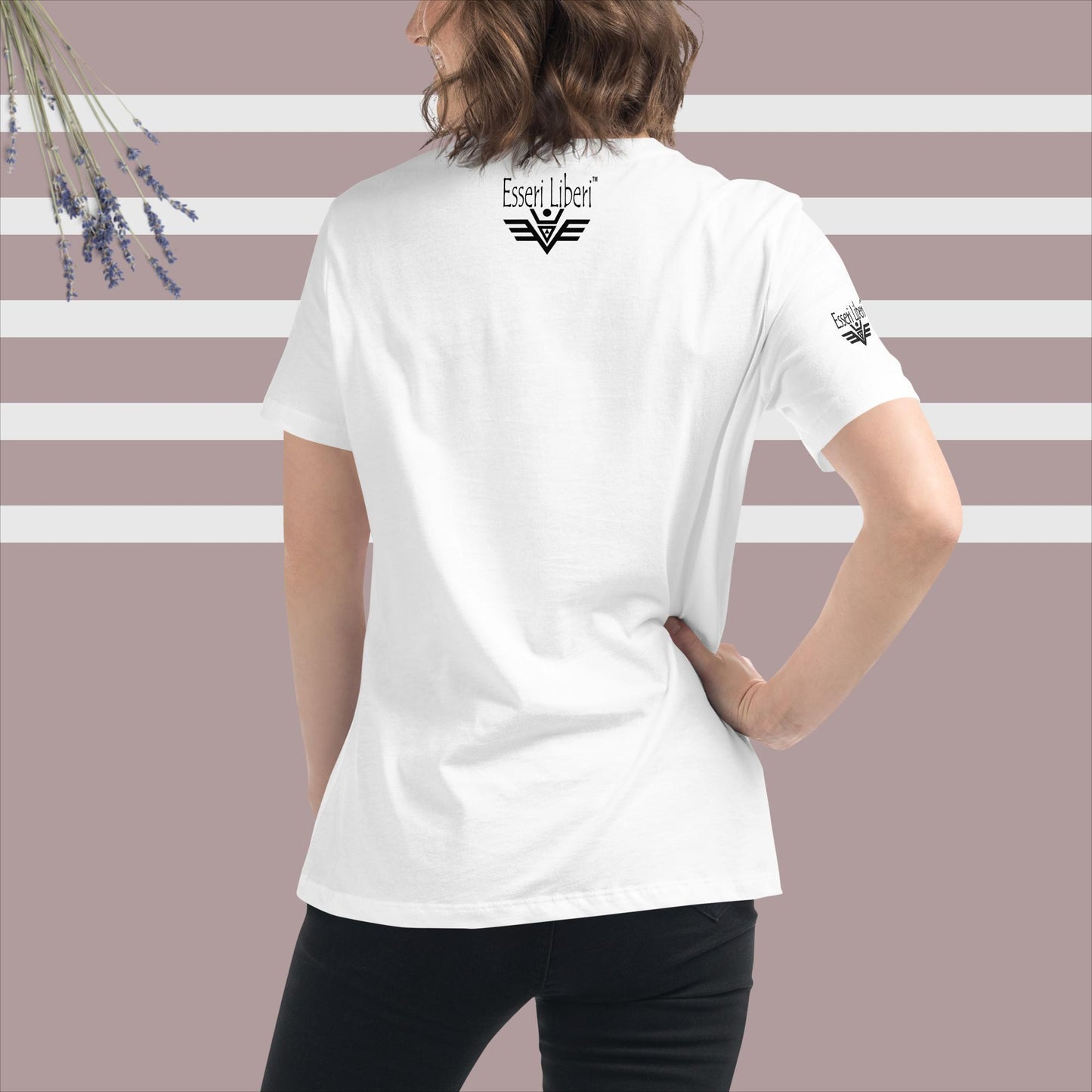 T-shirt donna sport, comoda, basic, girocollo Brand Esseri Liberi