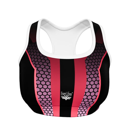 Reggiseno donna/ragazza sportivo imbottitura rimovibile, Esseri Liberi